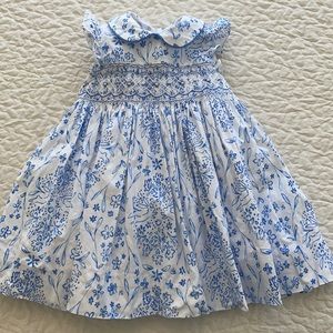 Anavini Hand Smocked Dress 9 mos 💙